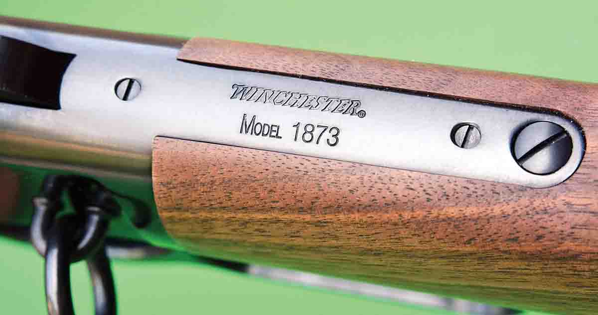 The tang is marked “Winchester Model 1873.”